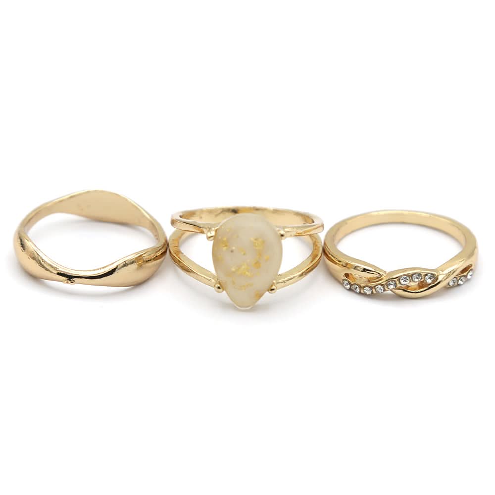 Women's Ring 3Pc - Fawn, Women, Finger Rings, Chase Value, Chase Value