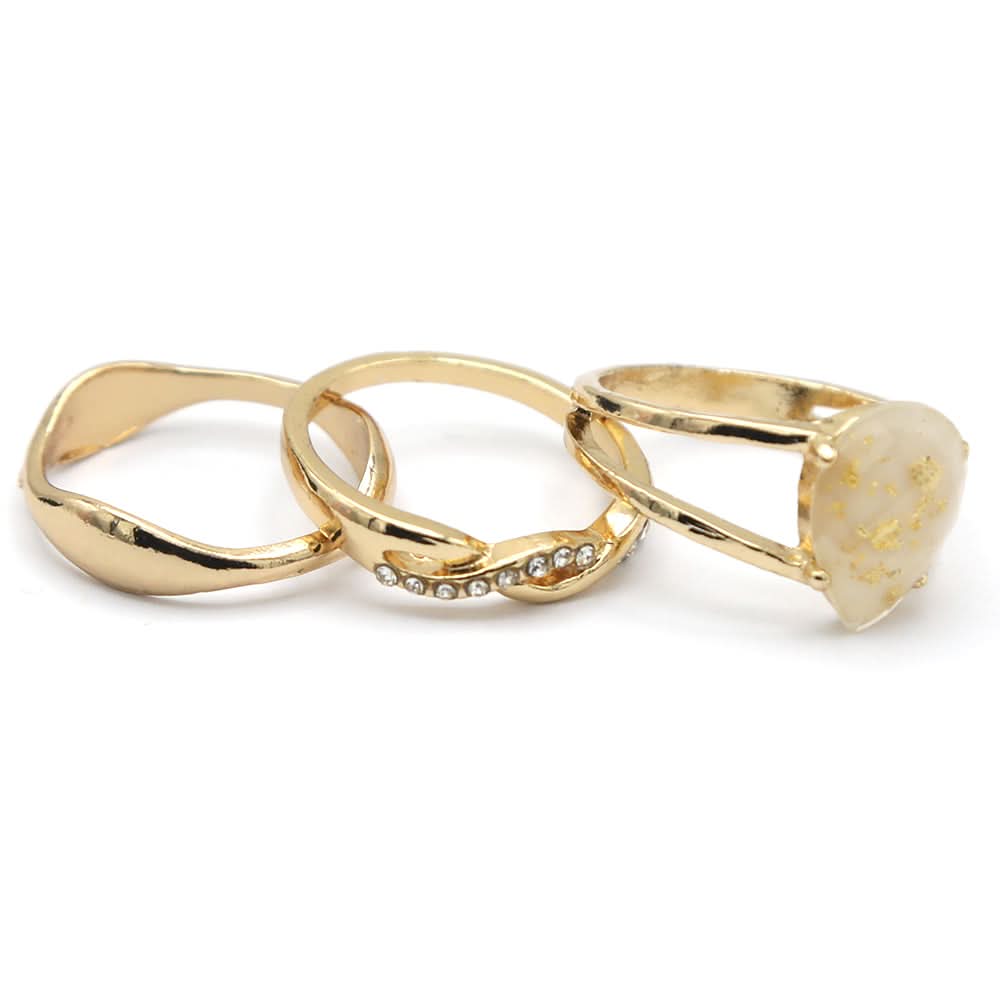 Women's Ring 3Pc - Fawn, Women, Finger Rings, Chase Value, Chase Value