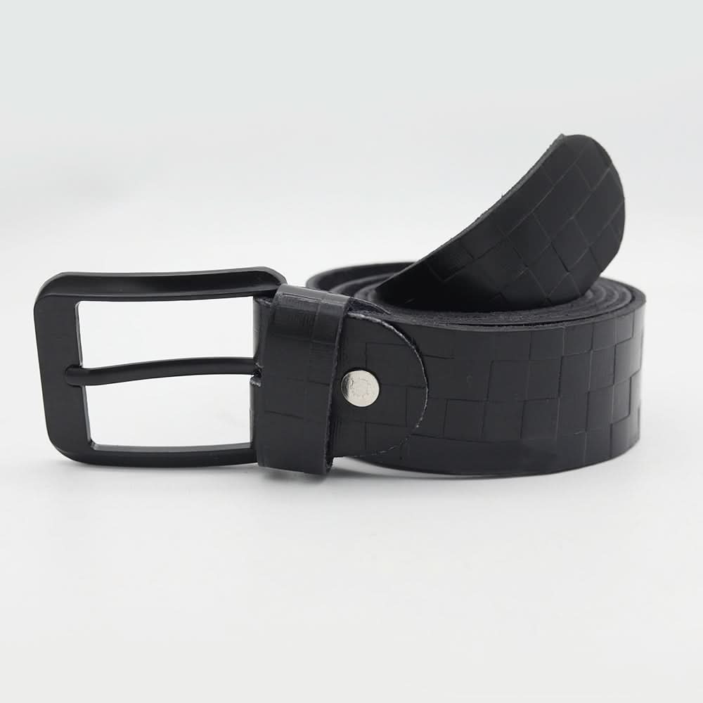 Men’s Plain Belt 35mm 843 - Black, Men, Belt, Chase Value, Chase Value