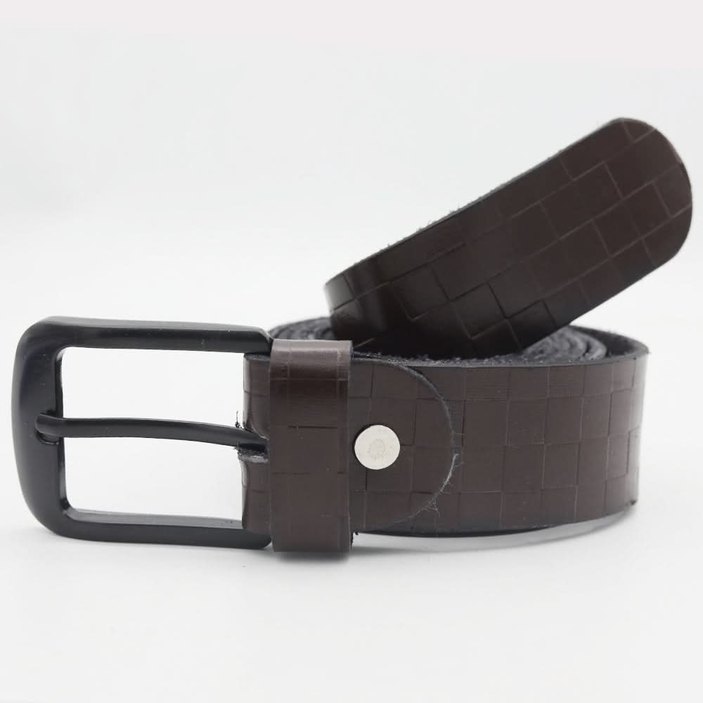 Men’s Plain Belt 35mm 843 - Brown, Men, Belt, Chase Value, Chase Value