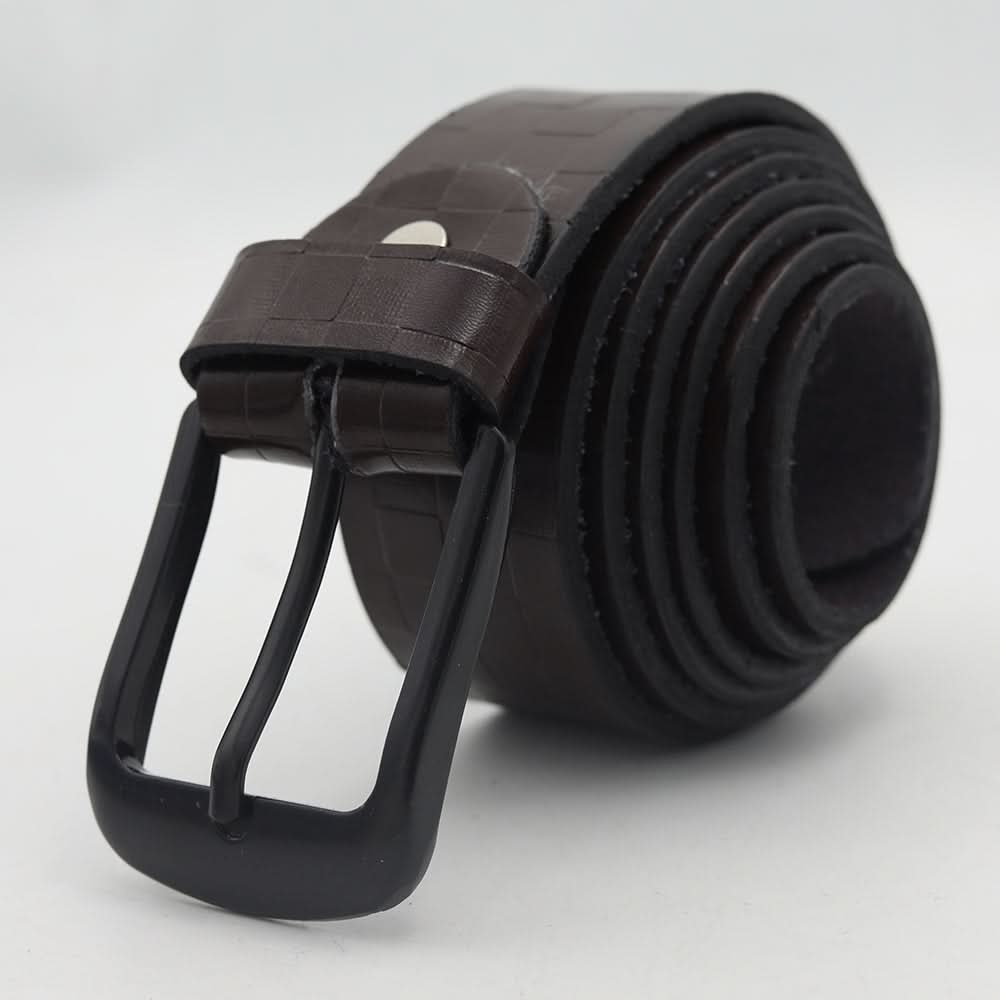 Men’s Plain Belt 35mm 843 - Brown, Men, Belt, Chase Value, Chase Value