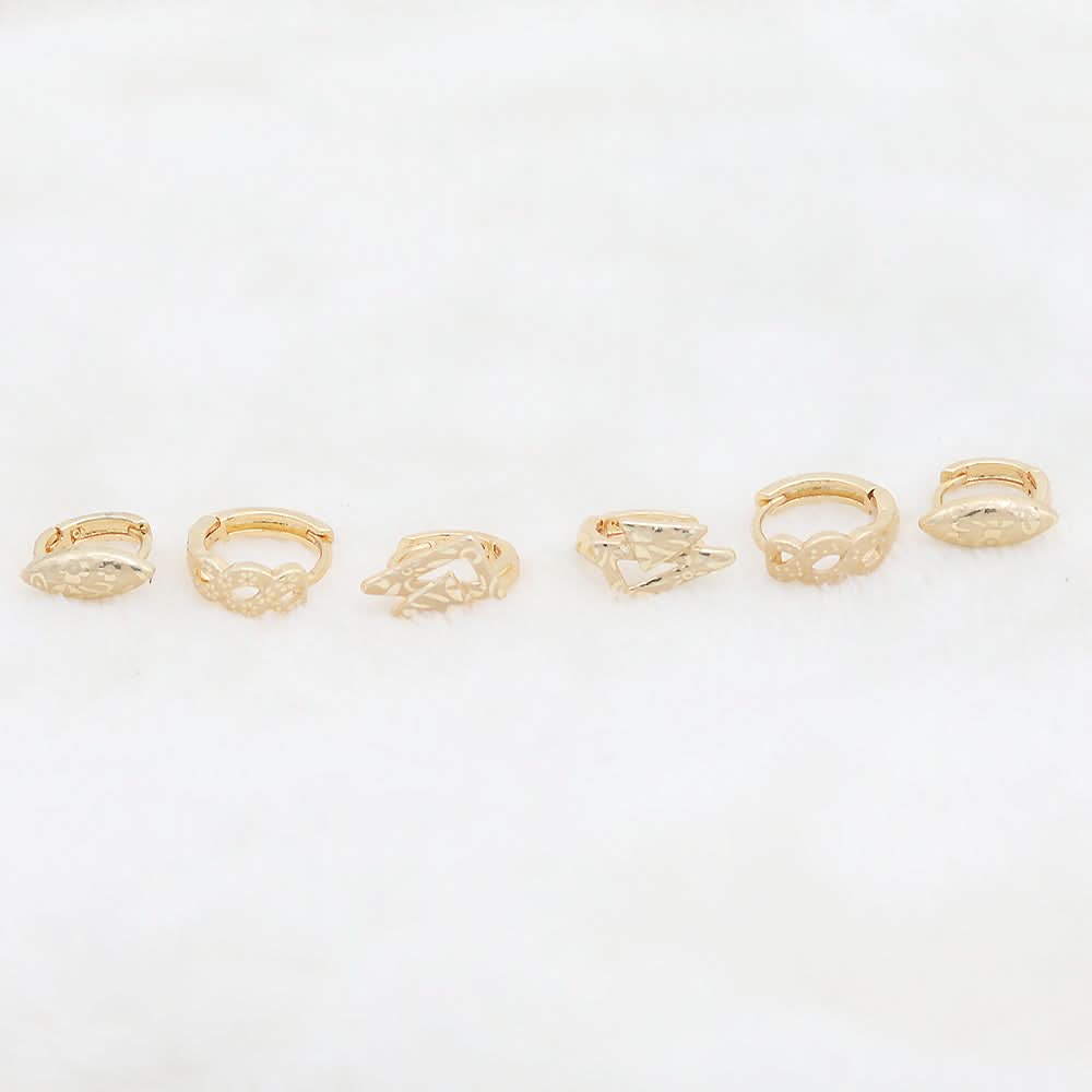 Women's Ear Bali - Golden, Women, Earrings & Tops, Chase Value, Chase Value