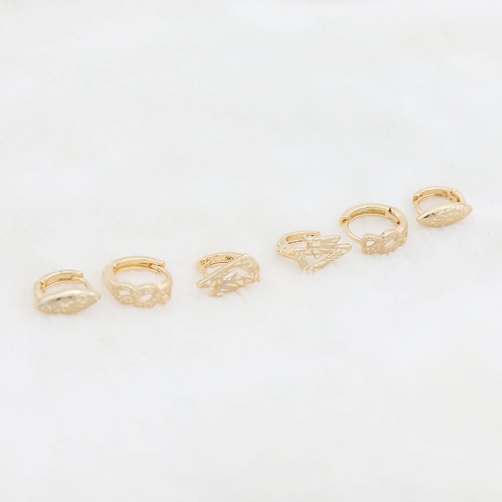 Women's Ear Bali - Golden, Women, Earrings & Tops, Chase Value, Chase Value