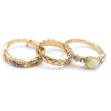 Women's Ring 3Pc - Fawn, Women, Finger Rings, Chase Value, Chase Value