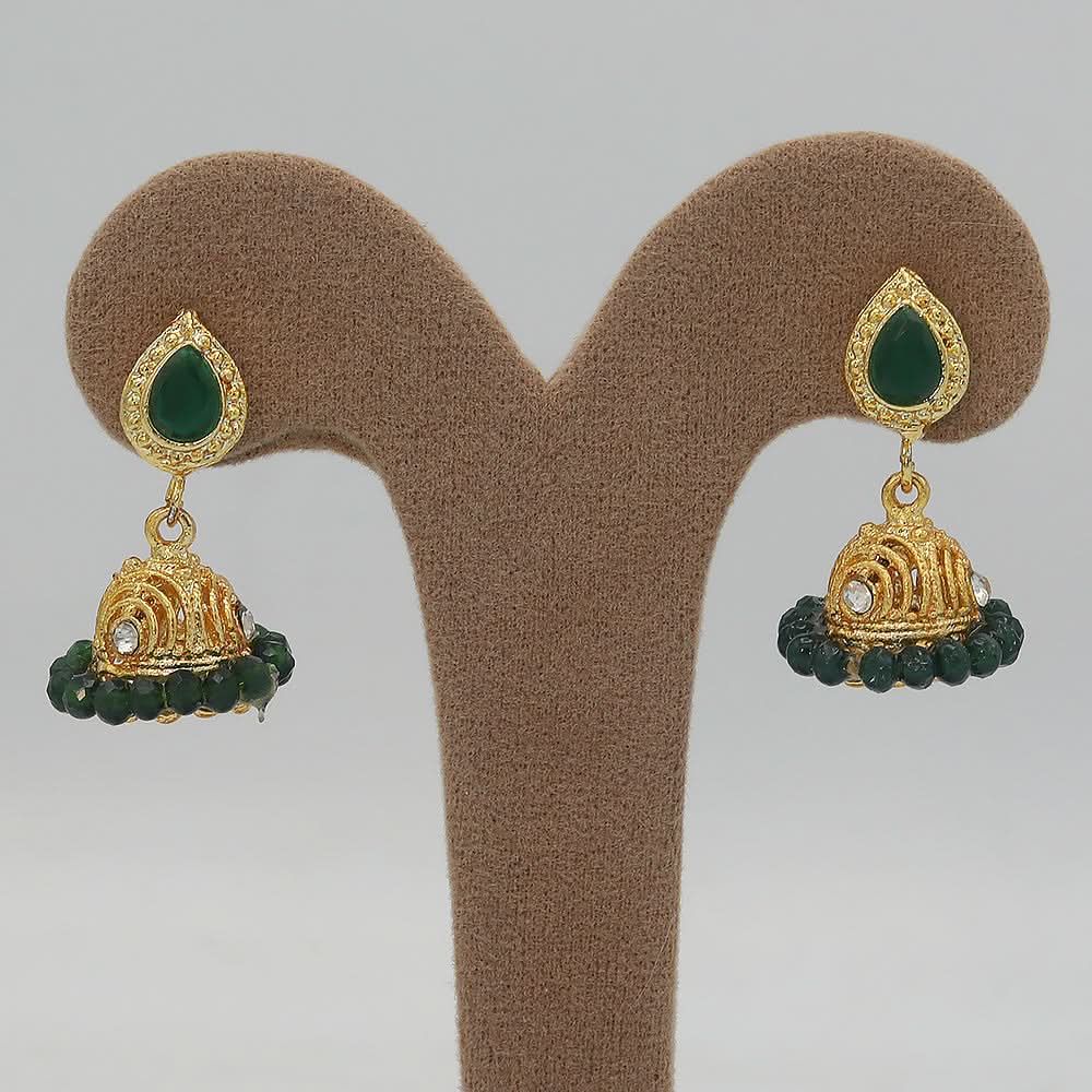 Women's Zarcon Tops Jhumki - Green, Women, Earrings & Tops, Chase Value, Chase Value