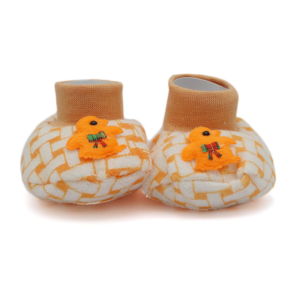 Newborn Booties - Orange, Kids, New Born Shoes And Socks, Chase Value, Chase Value