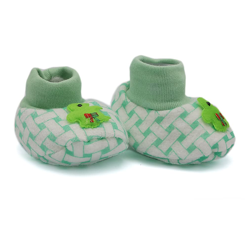 Newborn Booties - Green, Kids, New Born Shoes And Socks, Chase Value, Chase Value