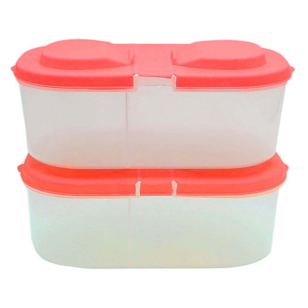 Splash Food Container - Pack of 2 - Red, Home & Lifestyle, Storage Boxes, Chase Value, Chase Value