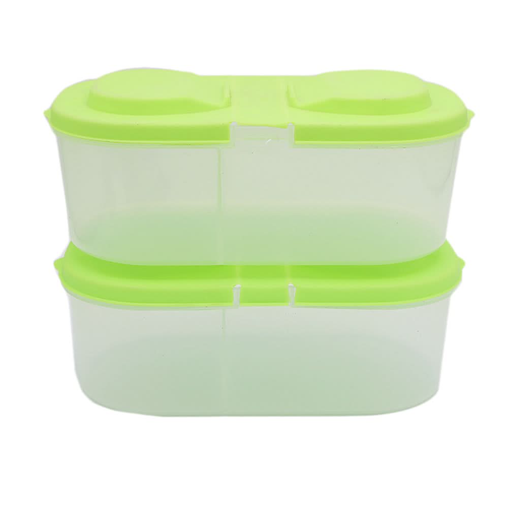 Splash Food Container - Pack of 2 - Green, Home & Lifestyle, Storage Boxes, Chase Value, Chase Value