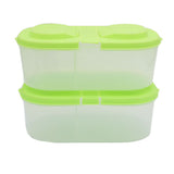 Splash Food Container - Pack of 2 - Green, Home & Lifestyle, Storage Boxes, Chase Value, Chase Value