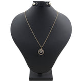 Women's Locket Set With Two Rings - Golden, Women, Chains & Lockets, Chase Value, Chase Value