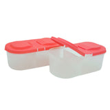Splash Food Container - Pack of 2 - Red, Home & Lifestyle, Storage Boxes, Chase Value, Chase Value