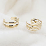 Women's Locket Set With Two Rings - Golden, Women, Chains & Lockets, Chase Value, Chase Value