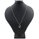 Women's Locket Set With Two Rings - Golden, Women, Chains & Lockets, Chase Value, Chase Value
