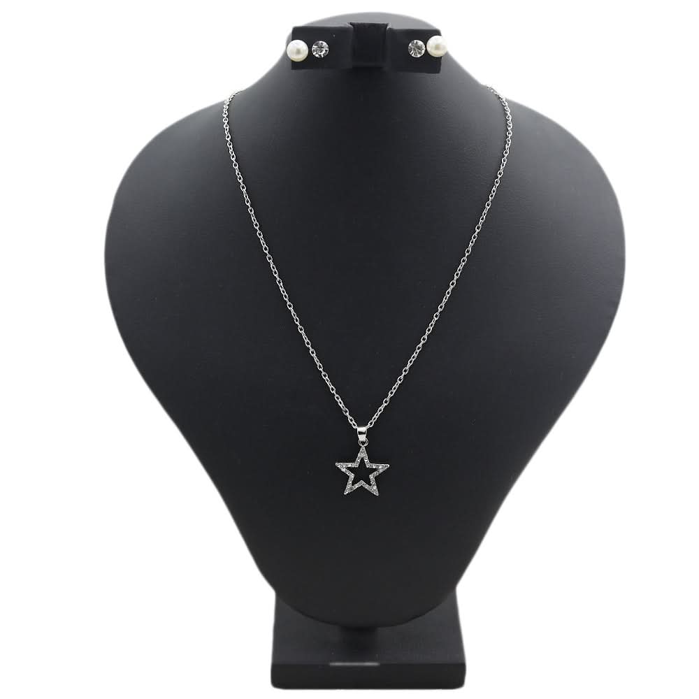 Women's Locket Set With Two Rings - Silver, Women, Chains & Lockets, Chase Value, Chase Value
