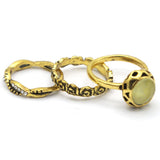 Women's Ring 3Pc - Yellow, Women, Finger Rings, Chase Value, Chase Value