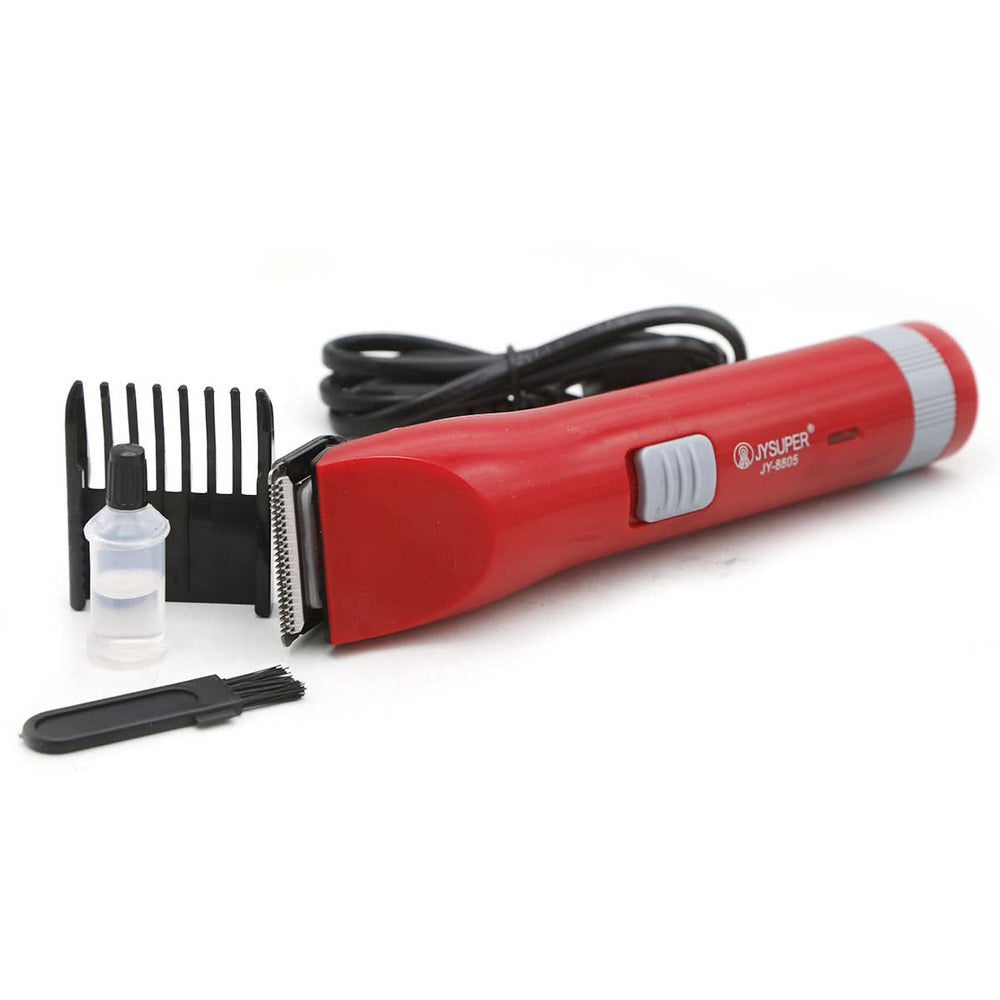 Hair Trimmer JY-8805 - Red, Home & Lifestyle, Shaver & Trimmers, Chase Value, Chase Value