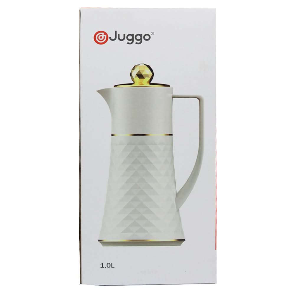 Jaggo Vacuum Flask Sparkle 1 LTR JT16-100 - Fawn, Home & Lifestyle, Glassware & Drinkware, Chase Value, Chase Value