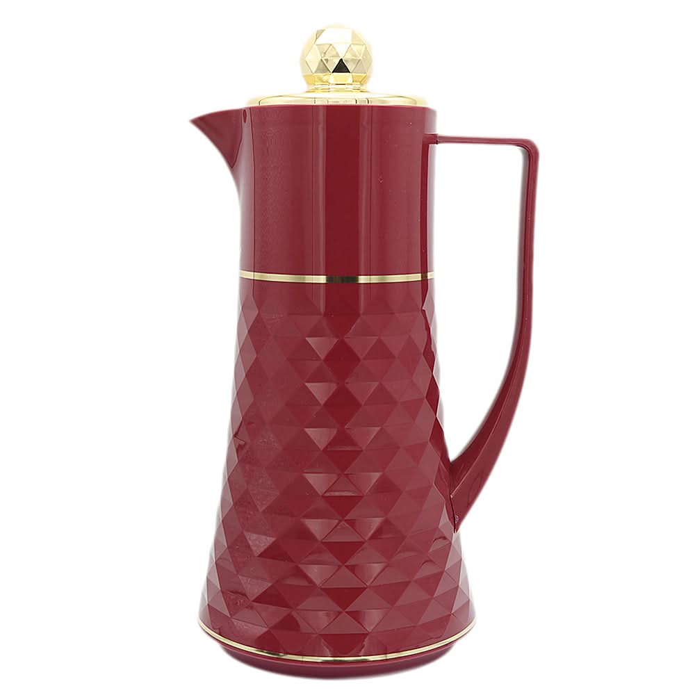 Jaggo Vacuum Flask Sparkle 1 LTR JT16-100 - Maroon, Home & Lifestyle, Glassware & Drinkware, Chase Value, Chase Value