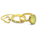 Women's Ring 3Pc - Yellow, Women, Finger Rings, Chase Value, Chase Value