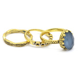 Women's Ring 3Pc - Grey, Women, Finger Rings, Chase Value, Chase Value