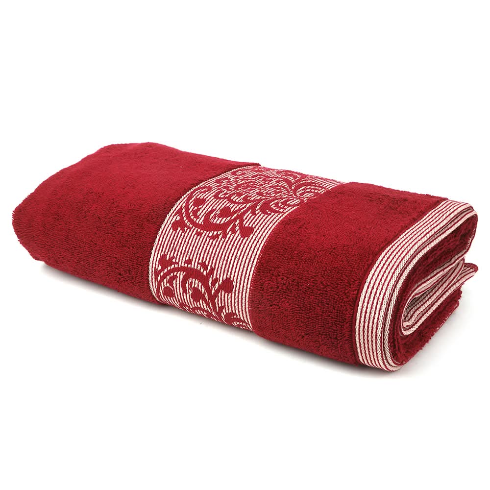 Bath Towel - Maroon, Home & Lifestyle, Bath Towels, Chase Value, Chase Value