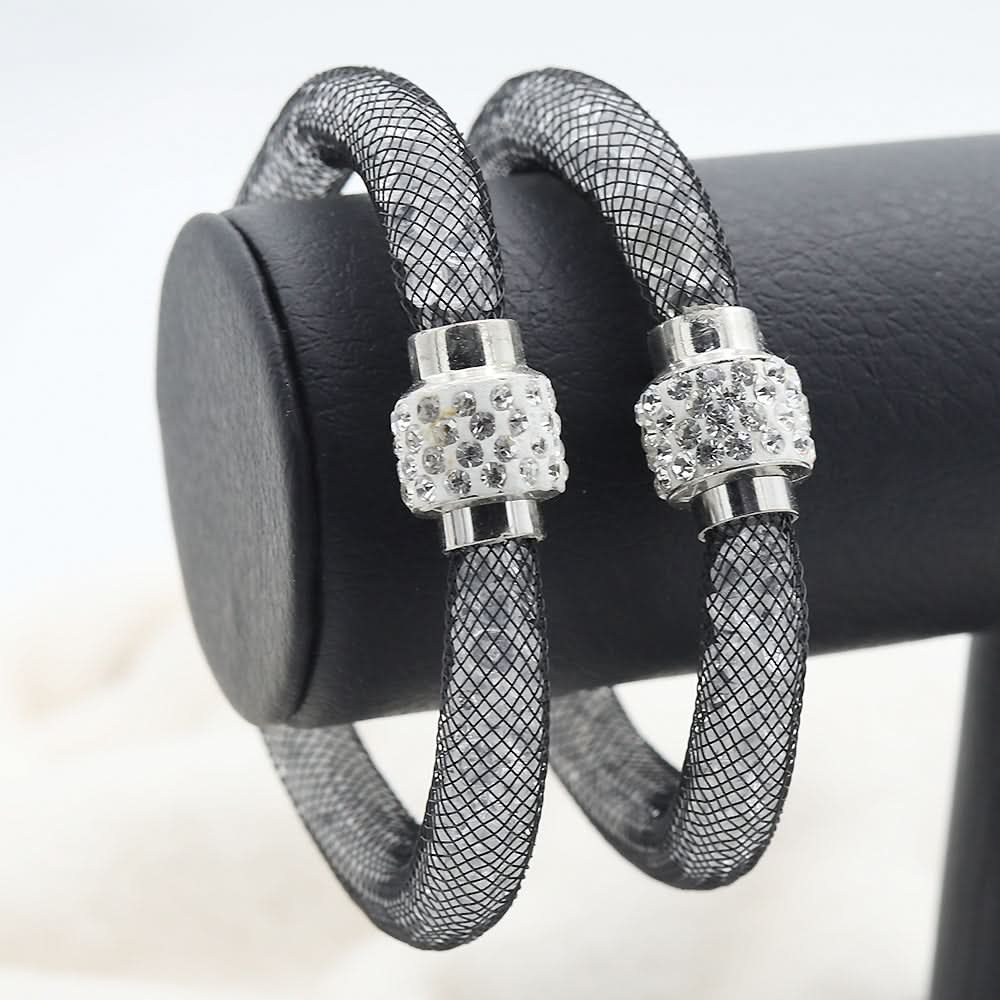 Women's Bracelet 2 Piece Set - Black, Women, Bangles & Bracelets, Chase Value, Chase Value