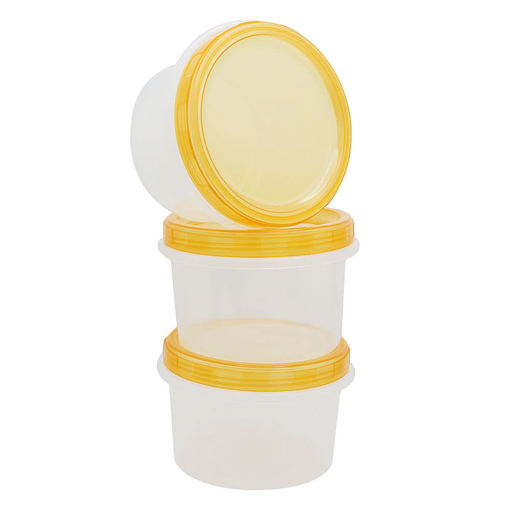 Fresh Food Keeper 3 Pcs Set - Large - Orange, Home & Lifestyle, Storage Boxes, Chase Value, Chase Value