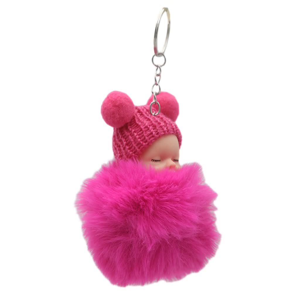 Doll Key Chain 006 (AY280-AY304) - Dark Pink, Kids, Key Chains, Chase Value, Chase Value