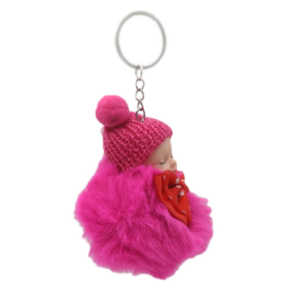 Doll Key Chain 004 (AY280-AY304) - Dark Pink, Kids, Key Chains, Chase Value, Chase Value