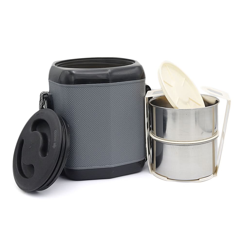 Lunch Box - Gray, Home & Lifestyle, Storage Boxes, Chase Value, Chase Value