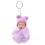 Doll Key Chain 006 (AY280-AY304) - Purple, Kids, Key Chains, Chase Value, Chase Value