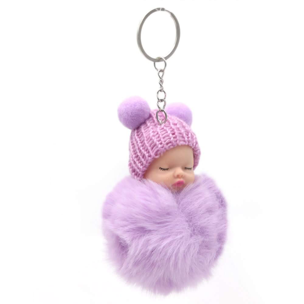 Doll Key Chain 006 (AY280-AY304) - Purple, Kids, Key Chains, Chase Value, Chase Value