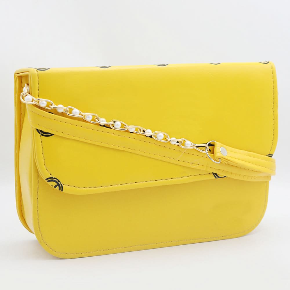 Women's Shoulder Bag 3134 - Yellow, Women, Bags, Chase Value, Chase Value