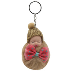 Doll Key Chain 004 (AY280-AY304) - Brown, Kids, Key Chains, Chase Value, Chase Value