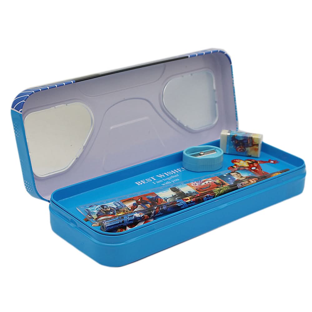 Pencil Box - Blue, Kids, Pencil Boxes And Stationery Sets, Chase Value, Chase Value