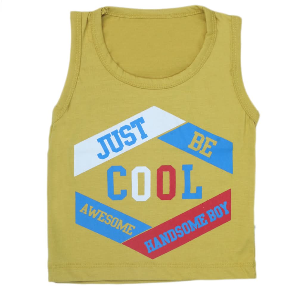 Boys Sando Shirt - Mustard, Kids, Boys Sando, Chase Value, Chase Value