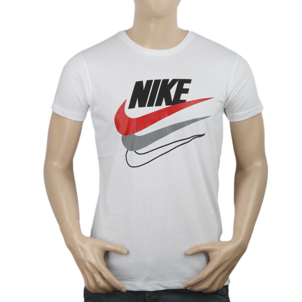 Men's Half Sleeves T-Shirt - White, Men, T-Shirts And Polos, Chase Value, Chase Value