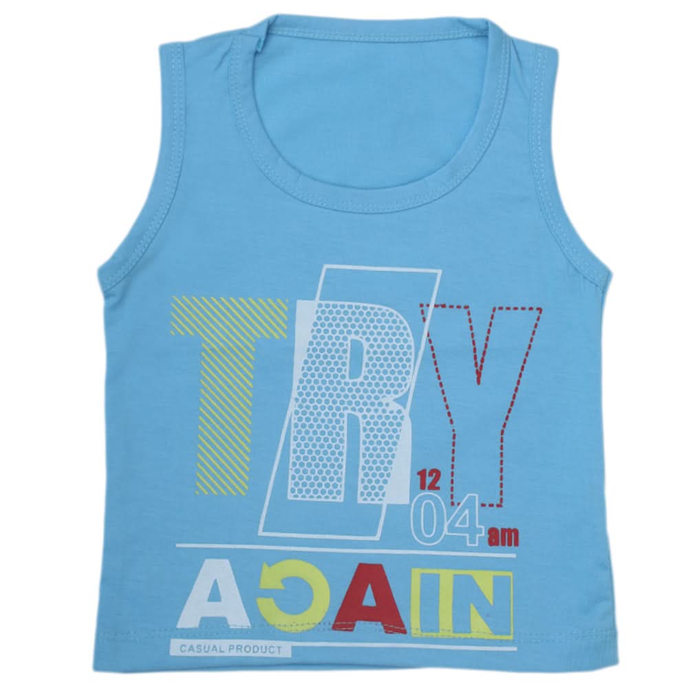 Boys Sando Shirt  - Light Blue, Kids, Boys Sando, Chase Value, Chase Value
