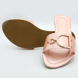 Women's Fancy Slippers KL-051 - Peach, Women, Slippers, Chase Value, Chase Value