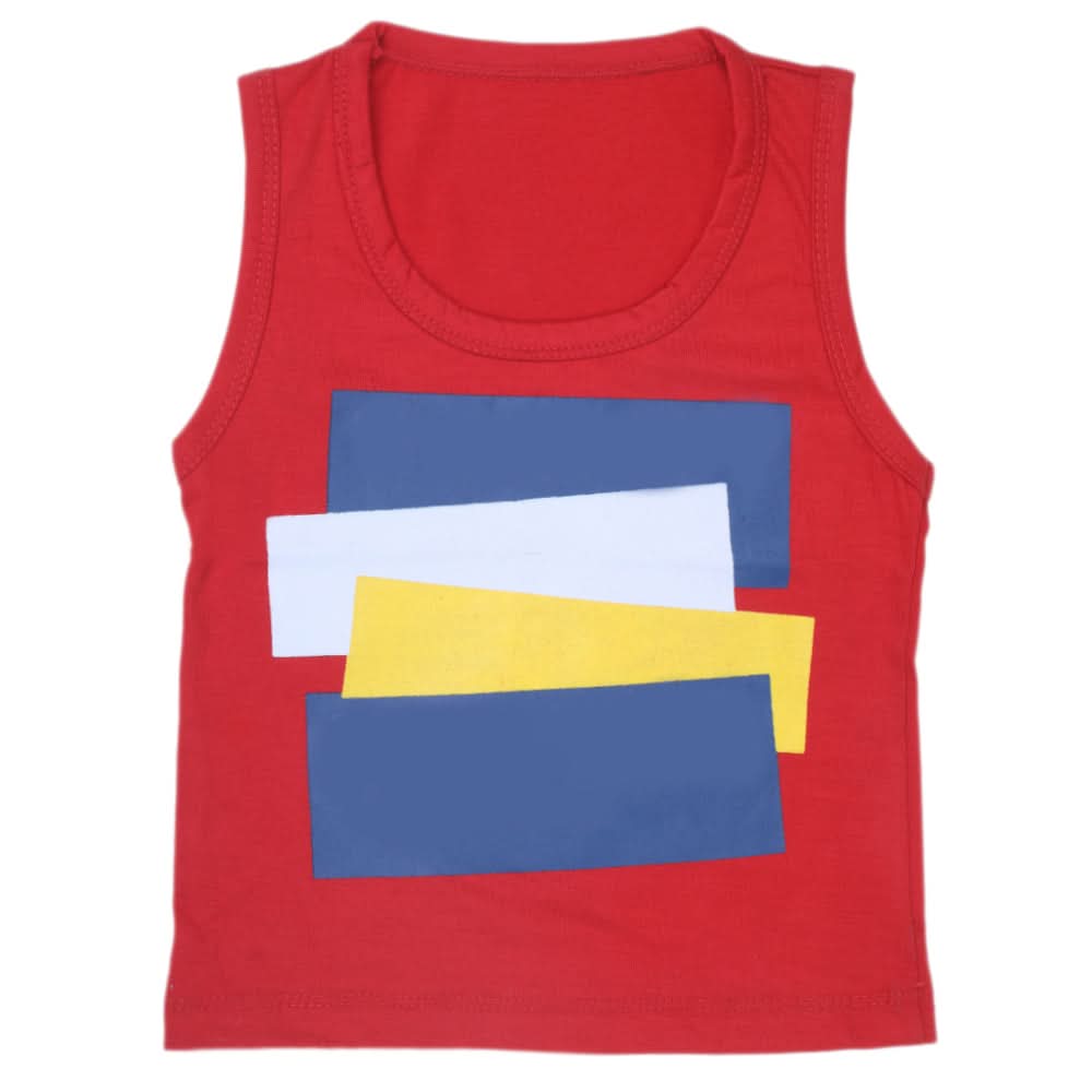 Boys Sando Shirt  - Red, Kids, Boys Sando, Chase Value, Chase Value
