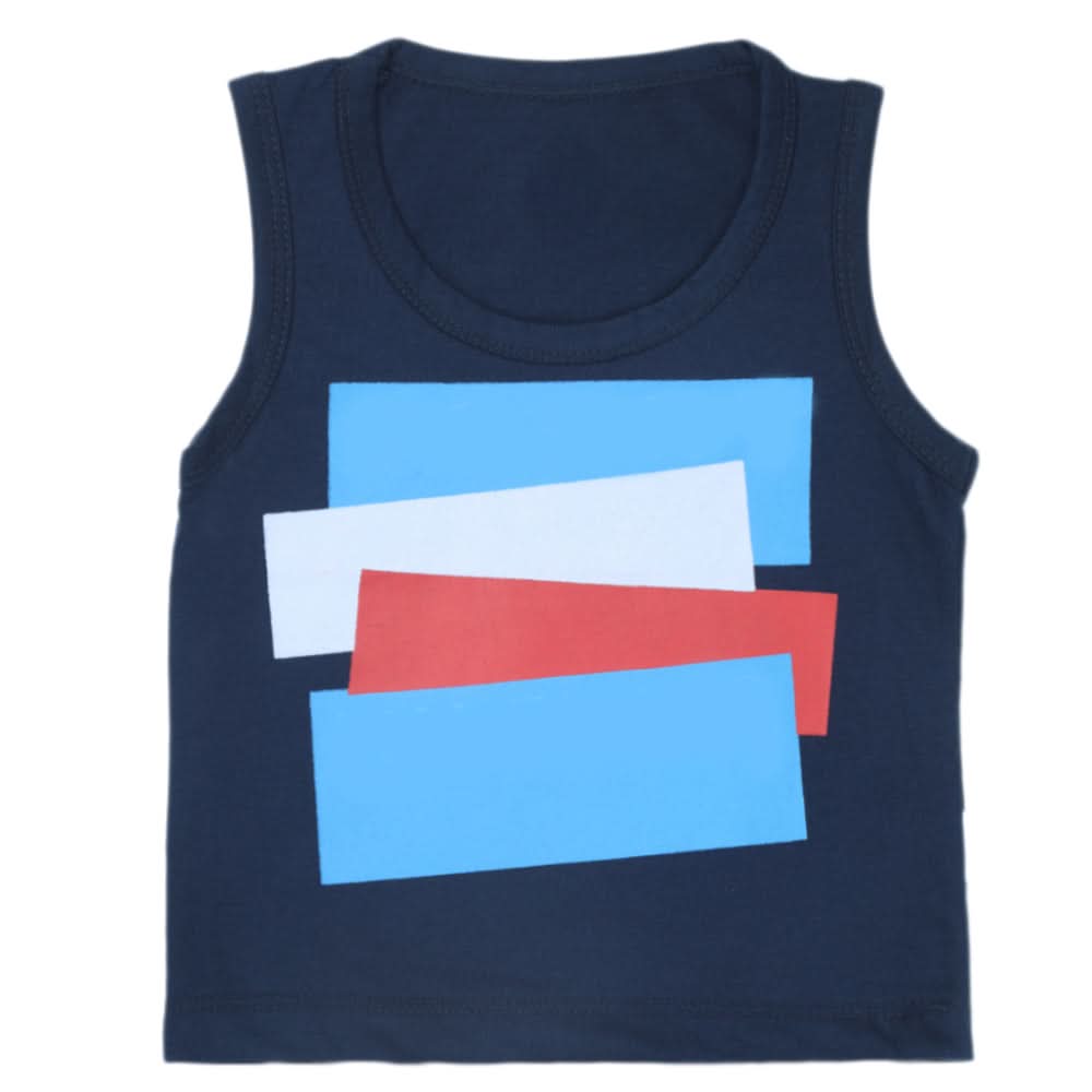 Boys Sando Shirt  - Navy Blue, Kids, Boys Sando, Chase Value, Chase Value