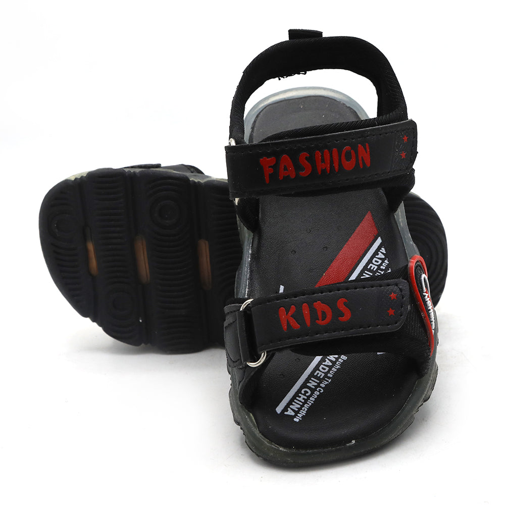 Boys sandal - B09 - Black, Kids, Boys Sandals, Chase Value, Chase Value