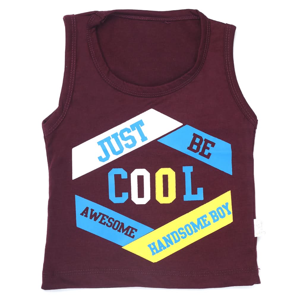 Boys Sando Shirt - Maroon, Kids, Boys Sando, Chase Value, Chase Value