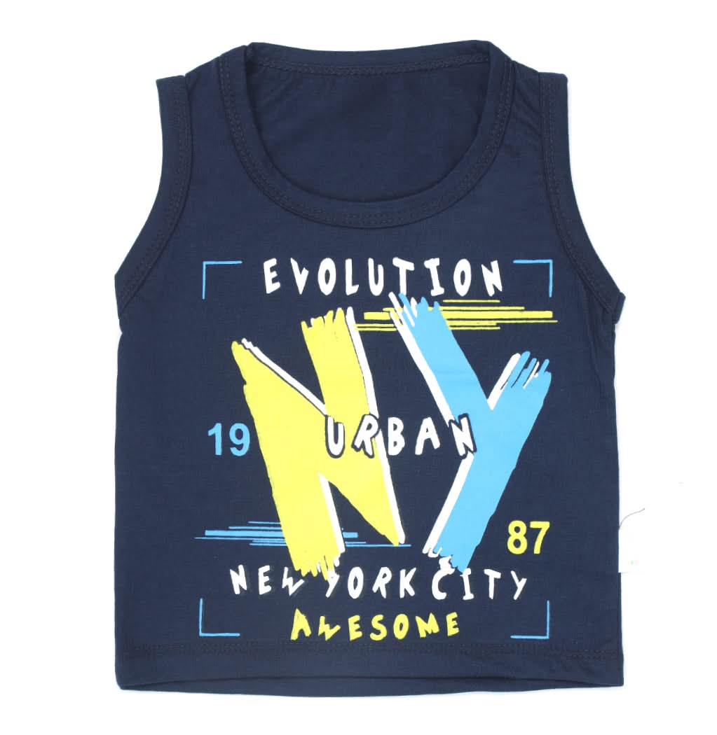 Boys Sando Shirt  - Blue, Kids, Boys Sando, Chase Value, Chase Value