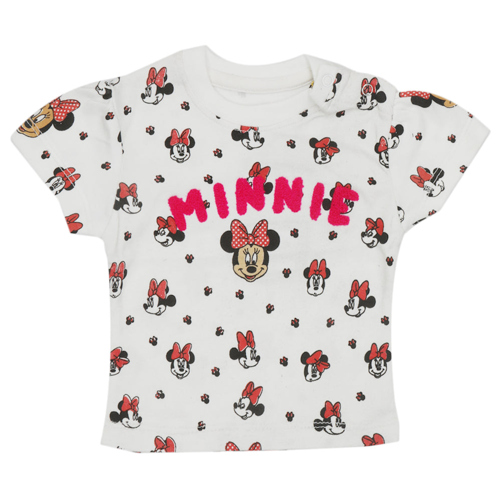 Eminent Newborn Girls T-Shirt - White, Kids, Newborn Girls T-Shirts, Eminent, Chase Value