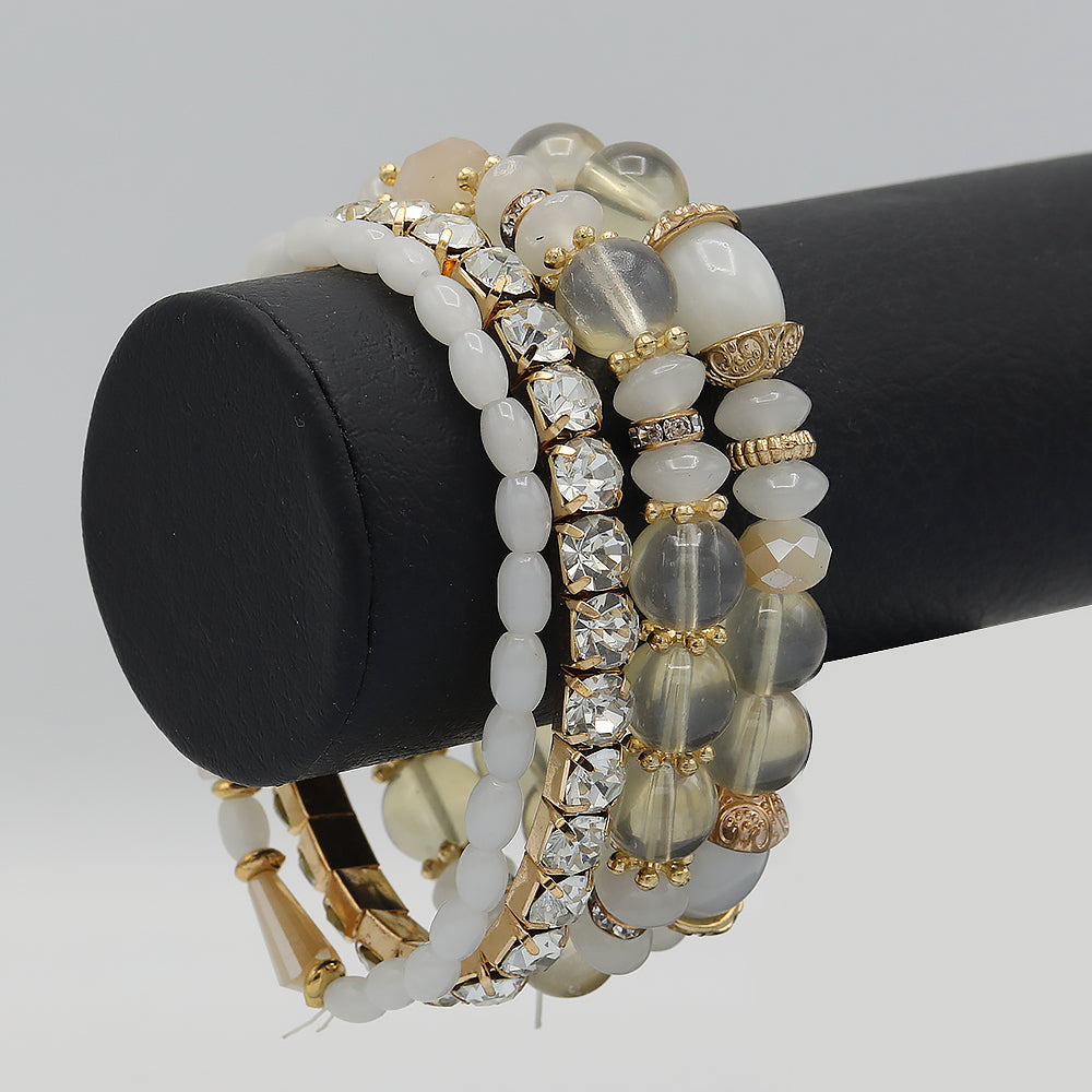 Women's Bracelet - White, Women, Bangles & Bracelets, Chase Value, Chase Value