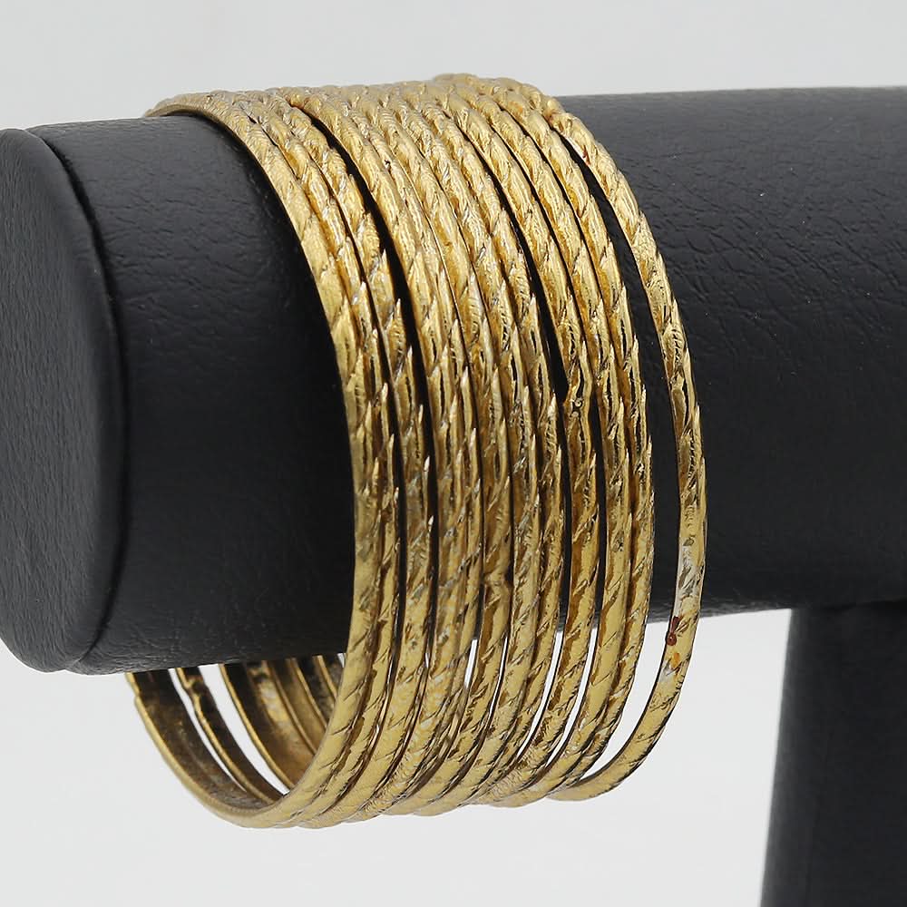 Women's Fancy Bangles - Golden, Women, Bangles & Bracelets, Chase Value, Chase Value