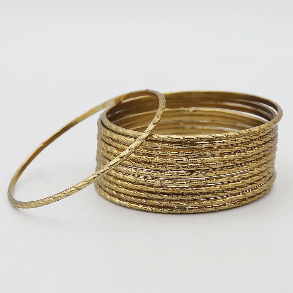 Women's Fancy Bangles - Golden, Women, Bangles & Bracelets, Chase Value, Chase Value