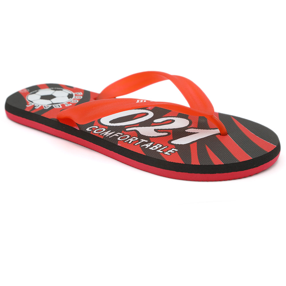 Men's Slipper - Red, Men, Slippers, Chase Value, Chase Value